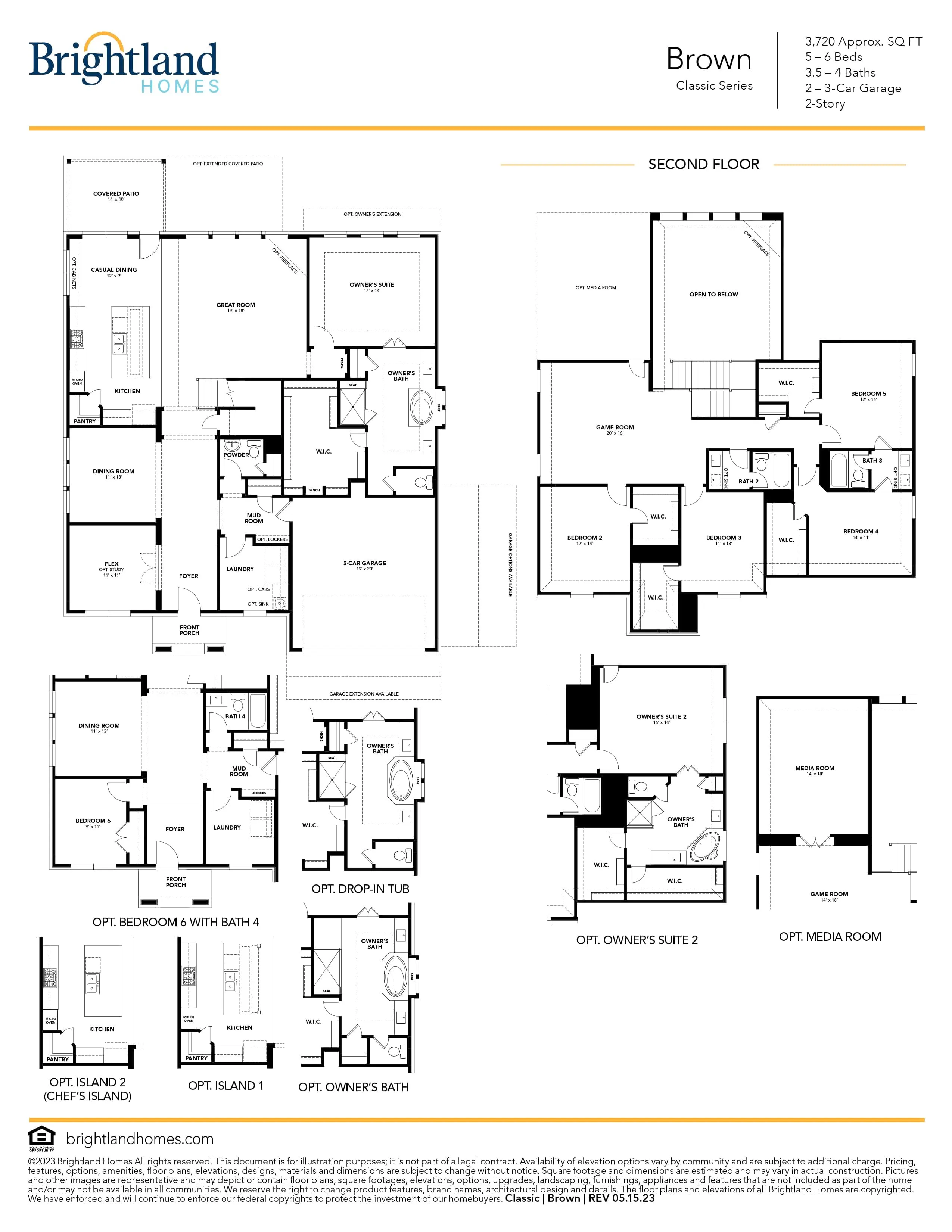 Classic Series Brown New Homes Construction at Pearland